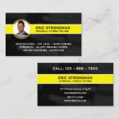 Carte De Visite Entraîneur professionnel moderne (Devant / Derrière)