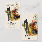 Carte De Visite Entraîneur professionnel moderne de joueur de (Devant / Derrière)