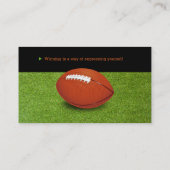 Carte De Visite Entraîneur professionnel | Rugby Master Sport (Dos)