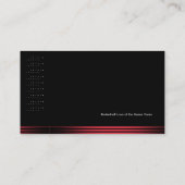 Carte De Visite Entraîneur professionnel | Sport de football améri (Dos)