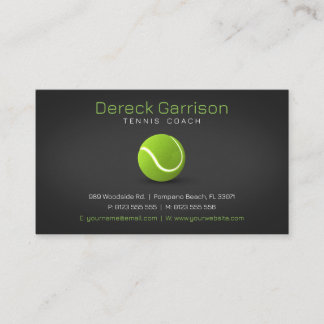 Carte De Visite Entraîneur professionnel | Tennis Master Sport