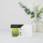 Carte De Visite Entraîneur professionnel | Tennis Master Sport (Debout devant)