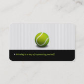 Carte De Visite Entraîneur professionnel | Tennis Master Sport (Dos)