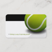 Carte De Visite Entraîneur professionnel | Tennis Master Sport (Dos)