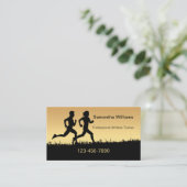 Carte de visite entraîneur sportif (Debout devant)