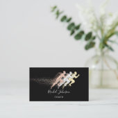 Carte De Visite Entraîneur sportif instructeur de logo de l'athlèt (Debout devant)