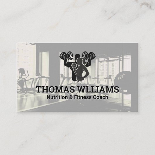 Carte De Visite Entraîneurs De Fitness | Santé (Devant)