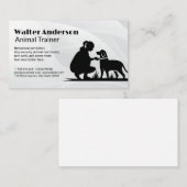 Carte De Visite Entraîneuse de chiens | Services animaux (Devant / Derrière)