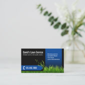 Carte De Visite Entrepôt de la pelouse Ambiance Black & Navy (Debout devant)