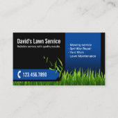 Carte De Visite Entrepôt de la pelouse Ambiance Black & Navy (Devant)