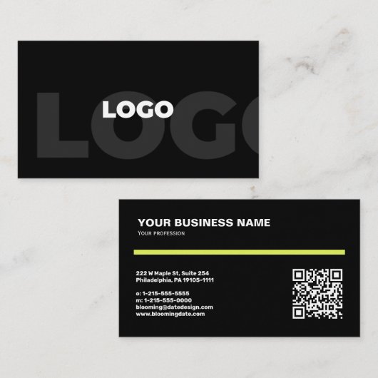 Carte de visite Entrepreneur (Devant / Derrière)