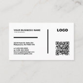 Carte de visite Entrepreneur (Dos)