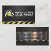 Carte De Visite Entrepreneur | Constructions Commerciales (Devant / Derrière)