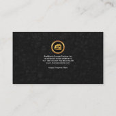 Carte De Visite Entrepreneur de bâtiment à la maison de directeur (Dos)