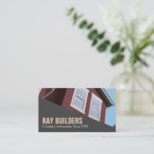 Carte De Visite Entrepreneur de construction (Debout devant)