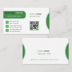 Carte De Visite Entrepreneur de construction