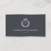 Carte De Visite Entrepreneur de construction d'architecte de luxe (Devant)
