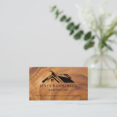 Carte De Visite Entrepreneur de construction de bâtiments modernes (Debout devant)