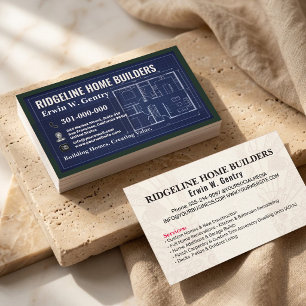 Carte De Visite Entrepreneur de construction de maisons et de réno