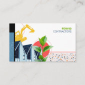 Carte De Visite Entrepreneur de construction Moderne Construction  (Devant)