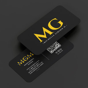 Carte De Visite Entrepreneur de construction professionnel jaune n