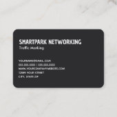 Carte De Visite Entrepreneur de découpe (Dos)