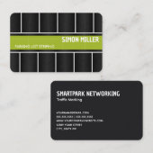 Carte De Visite Entrepreneur de découpe (Devant / Derrière)