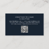 Carte De Visite Entrepreneur de fabrication de soudure métallique (Dos)