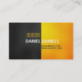 Carte De Visite Entrepreneur de gestion de constructeur Entreprene (Dos)
