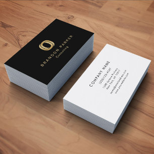 Carte De Visite Entrepreneur de logo professionnel simple