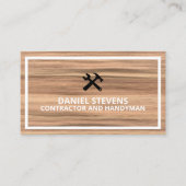 Carte De Visite Entrepreneur de rénovation et de construction mode (Devant)