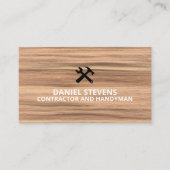 Carte De Visite Entrepreneur de rénovation et de construction mode (Devant)