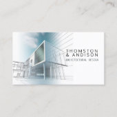 Carte De Visite Entrepreneur du constructeur Architecte du concept (Devant)