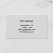 Carte De Visite Entrepreneur du constructeur Handyman Construction (Dos)