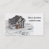 Carte De Visite Entrepreneur du constructeur Handyman Construction (Devant)