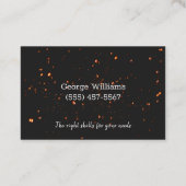 Carte De Visite Entrepreneur du fabricant professionnel de soudure (Dos)