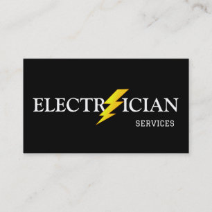Carte De Visite Entrepreneur électricien professionnel - Électrici