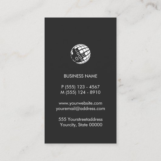 Carte De Visite Entrepreneur électrique (Dos)