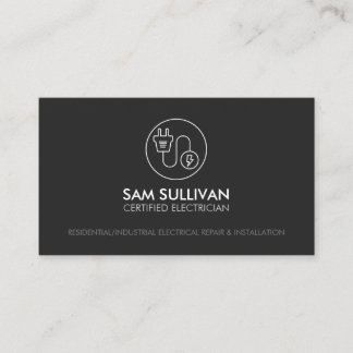 Carte De Visite Entrepreneur électrique