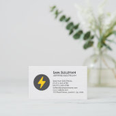 Carte De Visite Entrepreneur électrique (Debout devant)