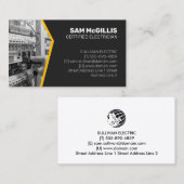 Carte De Visite Entrepreneur électrique (Devant / Derrière)