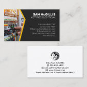 Carte De Visite Entrepreneur électrique (Devant / Derrière)