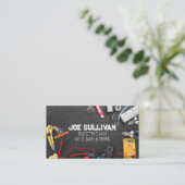 Carte De Visite Entrepreneur électrique (Debout devant)