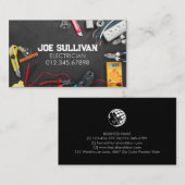 Carte De Visite Entrepreneur électrique (Devant / Derrière)