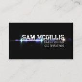 Carte De Visite Entrepreneur électrique (Devant)