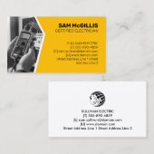 Carte De Visite Entrepreneur électrique (Devant / Derrière)