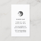 Carte De Visite Entrepreneur électrique (Dos)