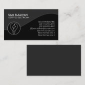 Carte De Visite Entrepreneur électrique (Devant / Derrière)