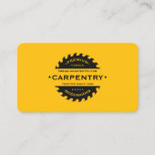 Carte De Visite Entrepreneur en construction de charpentier brilla (Devant)