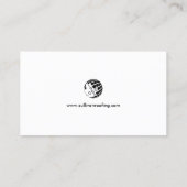 Carte De Visite Entrepreneur en construction de toitures (Dos)